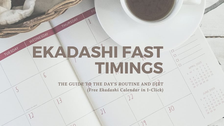 What are Ekadashi fasting timings? [Stepbystep guide with Ekadashi